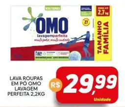 Supermercado Bem Barato Lava roupas em pô omo lavagem perfeita oferta