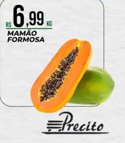 Supermercado Precito Mamão formosa oferta