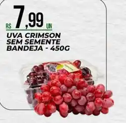 Supermercado Precito uva crimson sem semente oferta
