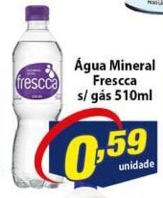 Agua Mineral Fresca s/ gas 510ml