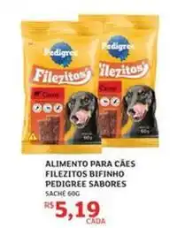 Assaí Atacadista Pedigree - alimento para cães bifinho oferta