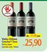 Atacadão Concha y toro - vinho chileno oferta