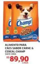 Assaí Atacadista Champ - alimento para cães sabor carne & cereal oferta