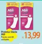 Atacadão Mili - protetor diário oferta