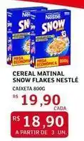 Assaí Atacadista Nestlé - cereal matinal snow flakes oferta