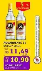 Assaí Atacadista 51 - aguardente oferta