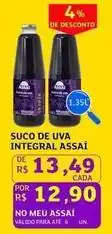 Assaí Atacadista De - suco de uva integral assaí oferta