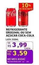 Assaí Atacadista Coca-cola - refrigerante original ou sem açúcar oferta