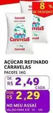 Assaí Atacadista Caravelas - açúcar refinado oferta
