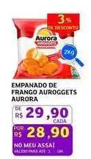 Assaí Atacadista Aurora - empanado de frango oferta
