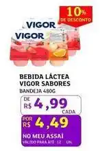 Assaí Atacadista Vigor - bebida láctea sabores oferta