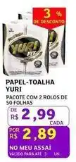 Assaí Atacadista Yuri - papel-toalha oferta