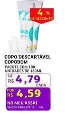 Assaí Atacadista Pacote - copo descartável oferta