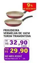 Assaí Atacadista Tramontina - frigideira vermelha turim oferta