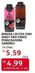 Assaí Atacadista Piracanjuba - bebida láctea com whey pro force sabores oferta