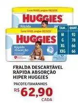 Assaí Atacadista Leve - fralda descartável rapida absorcao oferta