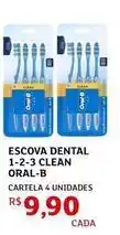 Assaí Atacadista Clean - escova dental 1-2-3 oferta