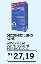 Assaí Atacadista Plus - decongex 15mg ache oferta