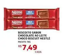 Assaí Atacadista Nestlé - biscoito sabor chocolate ao leite choco biscuit oferta