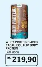 Assaí Atacadista O boticario - whey protein sabor cacau equaliv body protein oferta