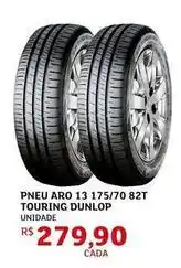 Assaí Atacadista Dunlop - pneu aro 13 175/70 82t touring oferta