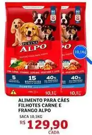 Assaí Atacadista Alpo - alimento para caes filhotes carne e frango oferta
