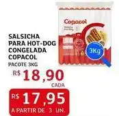 Assaí Atacadista Copacol - salsicha para hot-dog congelada oferta