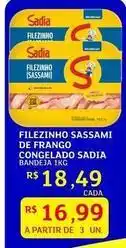 Assaí Atacadista Sadia - filezinho sassami de frango congelado oferta