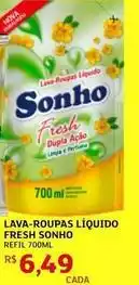 Assaí Atacadista Sonho - lava-roupas líquido fresh oferta