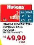 Assaí Atacadista Huggies - fralda descartável supreme care oferta