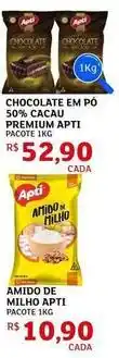 Assaí Atacadista Apti - chocolate em pó 50% cacau premium oferta