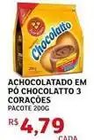 Assaí Atacadista 3 corações - achocolatado em po chocolatto oferta