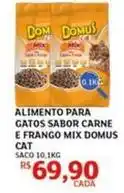 Assaí Atacadista Domus - alimento para gatos sabor carne e frango mix oferta