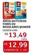 Assaí Atacadista Quaker - aveia em flocos finos ou regulares oferta