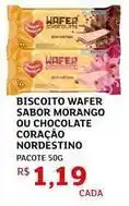 Assaí Atacadista Chocolate - biscoito wafer sabor morango ou chocolate oferta