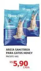 Assaí Atacadista Pacote - areia sanitaria para gatos honey oferta