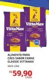 Assaí Atacadista Vittamax - alimento para cães sabor carne classic oferta