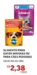 Assaí Atacadista Whiskas - alimento para gatos ou para caes oferta
