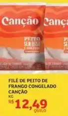 Assaí Atacadista Canção - filé de peito de frango congelado oferta