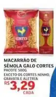 Assaí Atacadista De - macarrão de semola galo cortes oferta