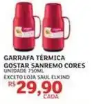 Assaí Atacadista Sanremo - garrafa térmica cores oferta