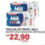Assaí Atacadista Mili - toalha de papel oferta