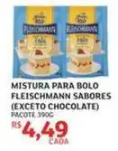 Assaí Atacadista Fleischmann - mistura para bolo sabores oferta
