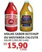 Assaí Atacadista Calcuta - molho sabor ketchup ou mostarda oferta