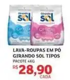 Assaí Atacadista Opa - lava-roupas em po girando sol tipos oferta