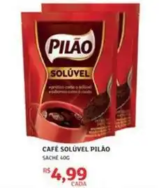 Assaí Atacadista Pilão - café solúvel oferta
