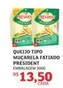 Assaí Atacadista President - queijo tipo muçarela fatiado oferta