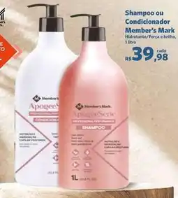 Sam's Club Member's mark - shampoo ou condicionador oferta
