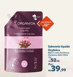 Sam's Club Orgânica - sabonete líquido oferta