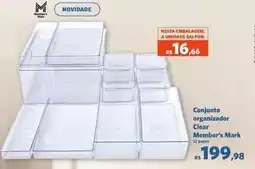 Sam's Club Clear - conjunto organizador oferta
